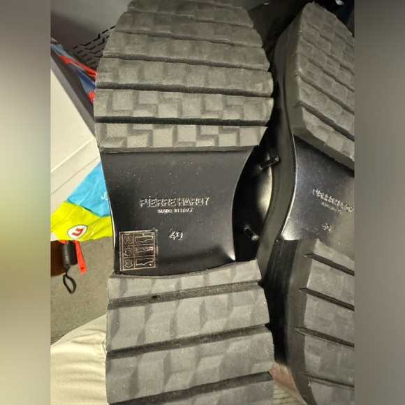 Pierre Hardy 50MM Penny Lace Up Bootie Green and Black 40 NWT - Picture 4 of 12